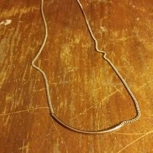 Very simple gold necklace
